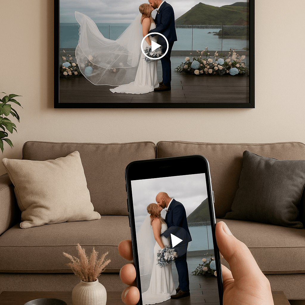 Augmented Reality Wedding Wall Art