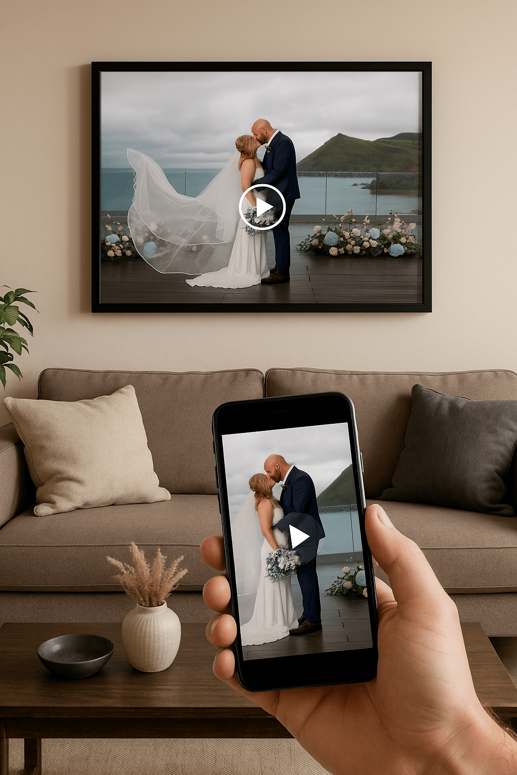 Augmented Reality Wedding Wall Art