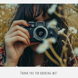 FREE Thanks for booking me